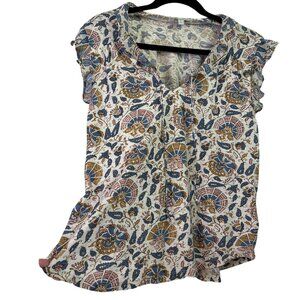 Lucky Brand Floral Print Women's Top
